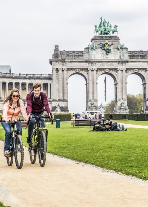 Fietsen in en door Brussel